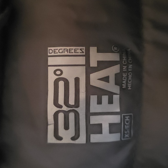 32 Degrees HEAT packable down Jacket Gray Size Extra Small - Picture 2 of 8